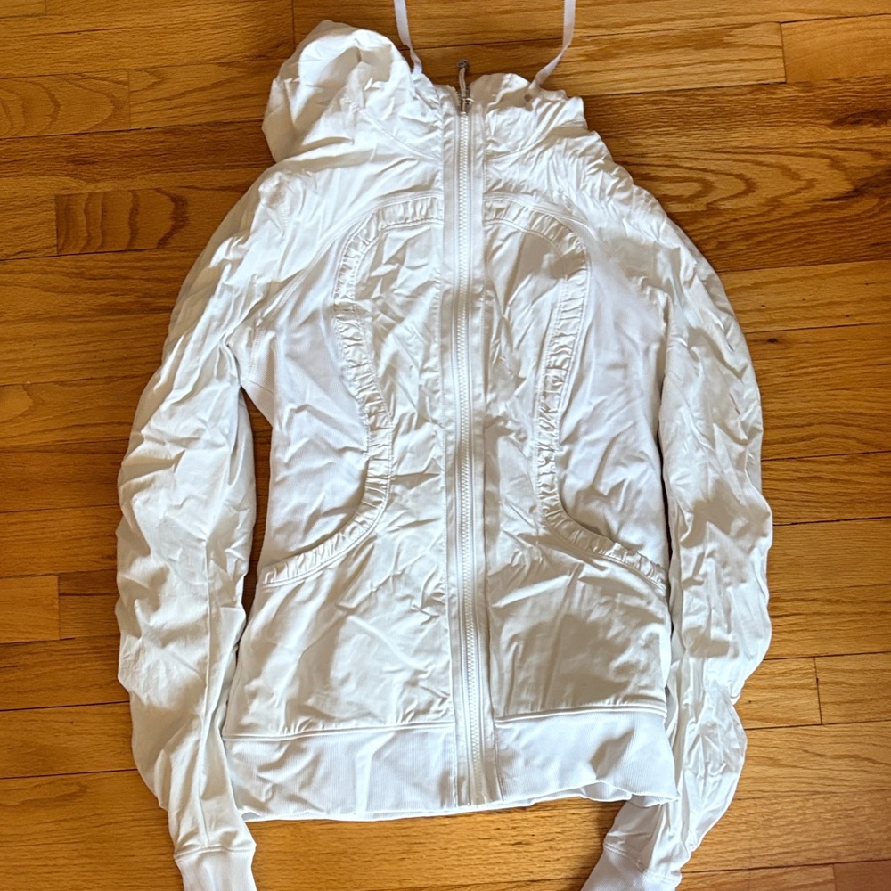 Lululemon Women’s White Hooded Jacket